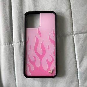 Pink flames iPhone 12 Pro case!!
